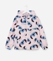 Jaqueta Corta-Vento Infantil com Estampa do Stitch - Tam 5 a 14 Anos - 1