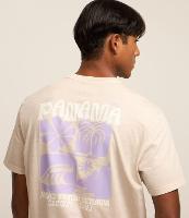 Camiseta Relaxed em Algodão Estonado com Ícones de Praia - 2