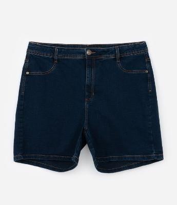 Short Hot Pants Básico em Jeans Curve & Plus Size