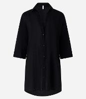 Saída de Praia Bata Chemise em Voal com Botões - 2