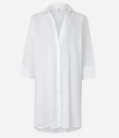 Saída de Praia Bata Chemise em Voal com Botões - 2