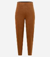 Calça Legging em Suedine e Zíper Lateral - 1