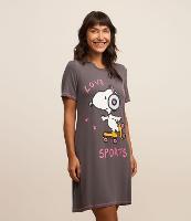Camisola Curta em Viscose com Estampa Snoopy - 2