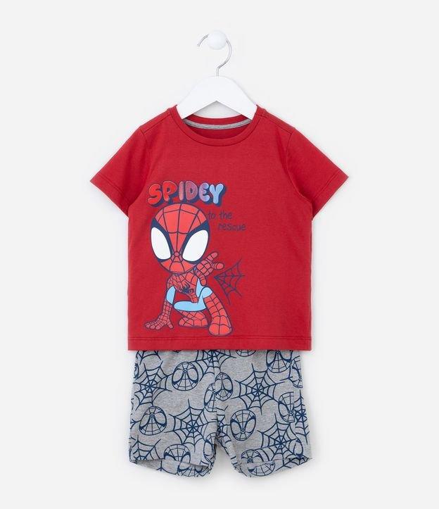 Pijama Curto Infantil com Estampa Spidey - Tam 2 a 6 anos - 1