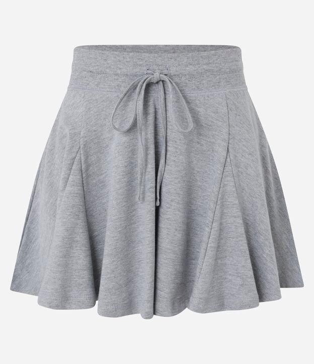 Mini Saia em Moletinho com Amarração na Cintura - 1