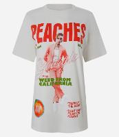 Camiseta T-shirt em Algodão com Estampa Peaches Justin Bieber - 1