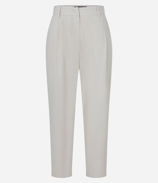 Calça Cenoura Alfaiatada com Pregas - 1