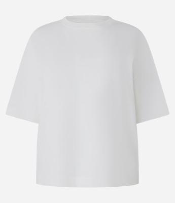 Blusa Oversized Básica em Malhão com Manga Curta