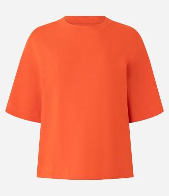 Blusa Oversized Básica em Malhão com Manga Curta