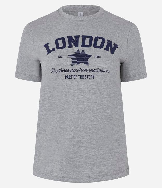 Blusa T-shirt em Algodão com Estampa London - 1