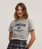 Blusa T-shirt em Algodão com Estampa London - 2