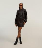 Mini Saia em PU com Efeito Manchado - 2