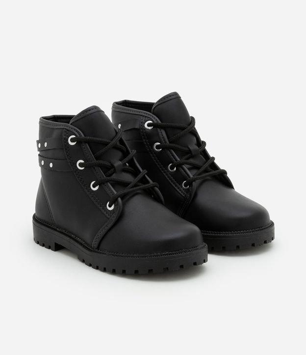 Bota Coturno Infantil com Detalhe de Tachinhas Molekinha - Tam 20 a 25 - 1