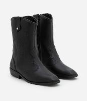 Bota Western Infantil em PU com Recortes Molekinha - Tam 26 a 36 - 1