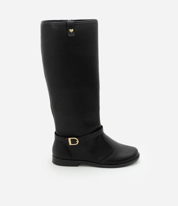 Bota Cano Alto Infantil com Detalhe de Fivela Molekinha - Tam 26 a 36 - 1