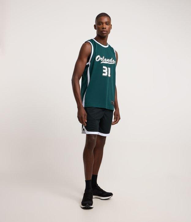 Bermuda Esportiva de Basquete em Tecnologia Dry com Cós Elástico - 2