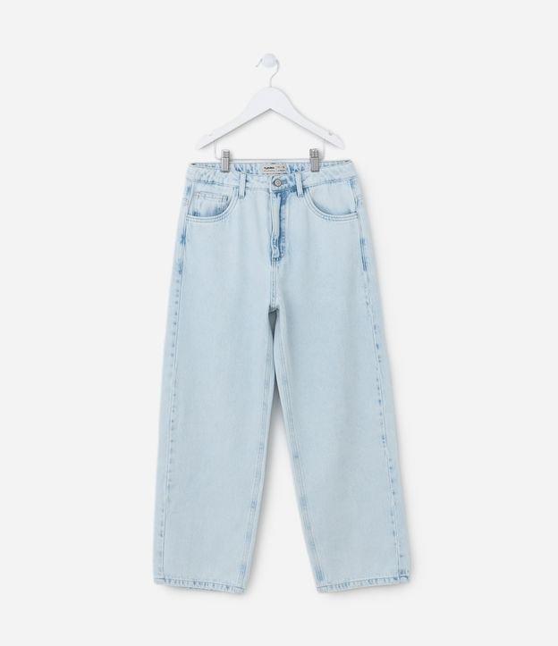 Calça Baggy Infantil em Jeans - Tam 5 a 14 Anos - 1