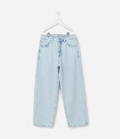 Calça Baggy Infantil em Jeans - Tam 5 a 14 Anos - 1
