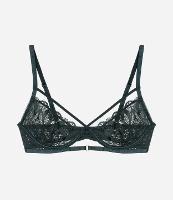 Sutiã sem Bojo com Aro em Renda Floral - 1