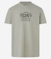 Camiseta Comfort em Algodão com Estampa Lettering Gin - 1