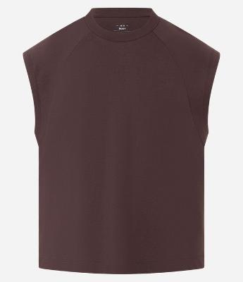 Regata Boxy em Malhão com Gola Raglan