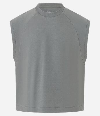 Regata Boxy em Malhão com Gola Raglan