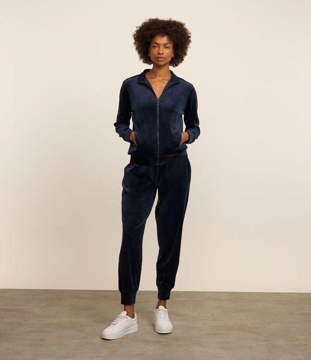 Calça Jogger Esportiva em Microfibra com Cós de Elástico - 2