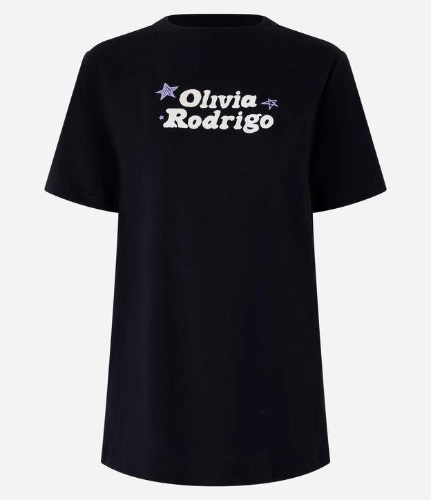 Camiseta Alongada em Algodão com Estampa Olivia Rodrigo - 1