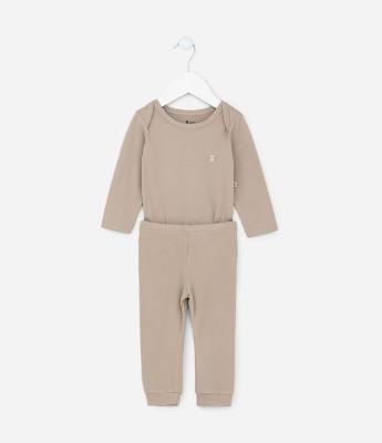 Conjunto Infantil Térmico Básico - Tam 0 a 18 meses