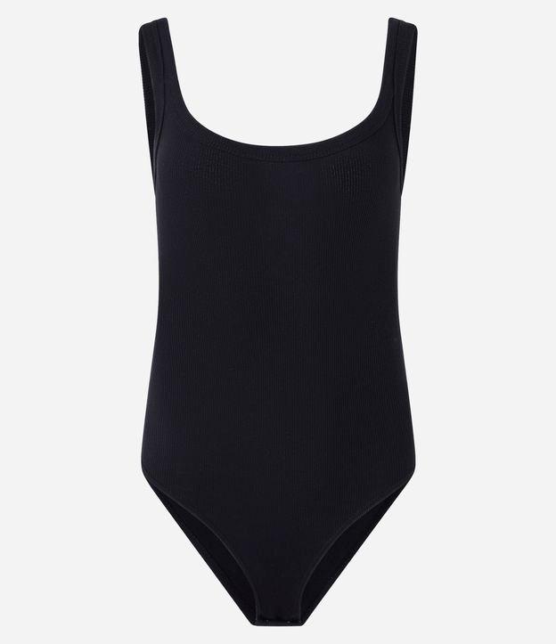 Body em Ribana Sem Manga com Viés Transpassado - 1