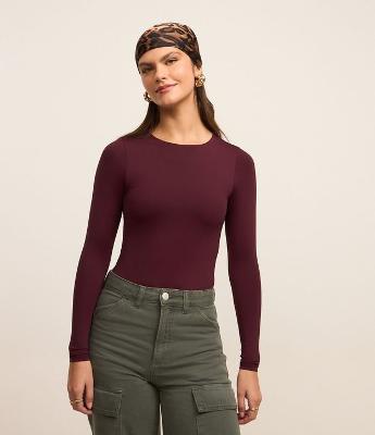 Body em Poliamida Manga Longa