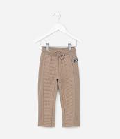 Calça Infantil com Textura Quadriculada - Tam 1 a 5 anos - 1