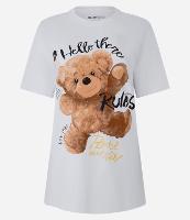 Camiseta T-shirt em Algodão com Estampa Urso Rules - 1