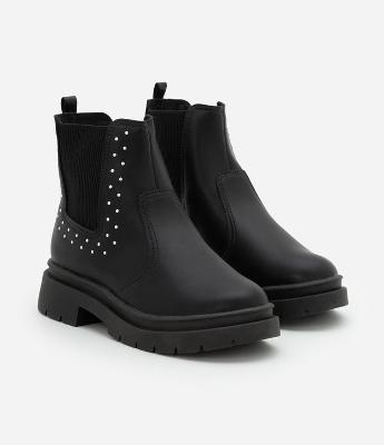 Bota Chelsea Infantil com Brilhinhos Aplicados - Tam 26 a 36