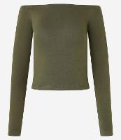 Blusa em Tricô com Decote Canoa - 1