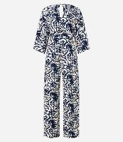 Macacão em Viscose com Elástico na Cintura e Estampa Floral - 1