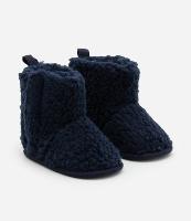 Pantufa Bota Infantil em Sherpa com Cristas de Dino Interativa - Tam 0 a 12 meses - 1