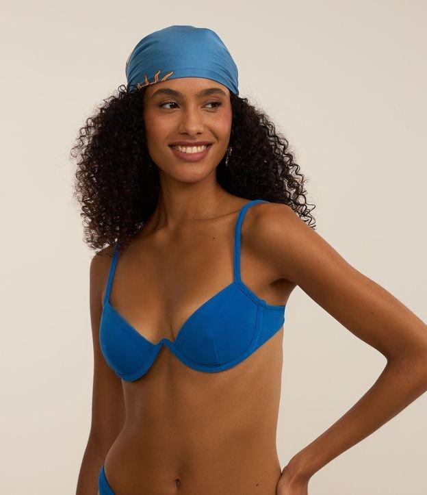 Biquíni Top Meia Taça em Microfibra Com Bojo e Aro - 1