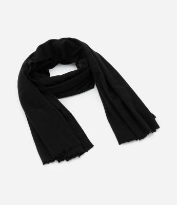 Lenço em Flanela com Mini Franjas