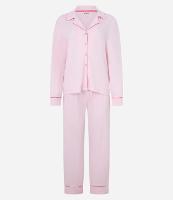 Pijama Americano em Viscose com VIés Contrastante - 1