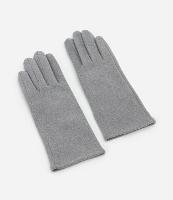 Luva em Suede com Detalhe Dedal Touch Screen - 1