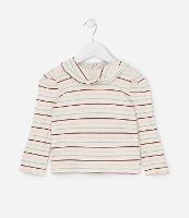 Blusa Infantil Canelada com Gola Diferenciada - Tam 1 a 6 Anos - 1