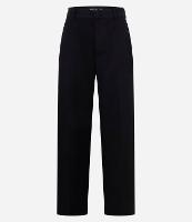 Calça Reta em Alfaiataria com Passantes no Cós - 1