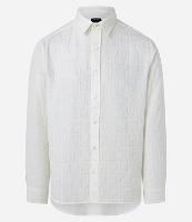 Camisa com Manga Longa e Textura em Alto Relevo - 1