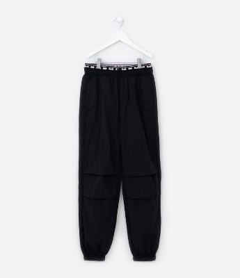 Calça Parachute Infantil com Cós Elástico - Tam 5 a 14  Anos
