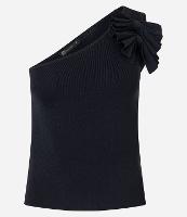 Blusa Ombro Só em Tricô com Laços - 1