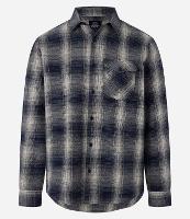 Camisa Comfort em Flanela com Bolso e Estampa Xadrez - 1