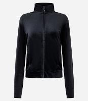 Jaqueta Esportiva em Plush com Gola alta e Zíper - 1