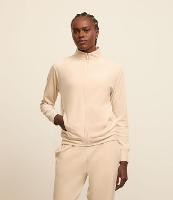 Jaqueta Esportiva em Plush com Gola alta e Zíper - 3