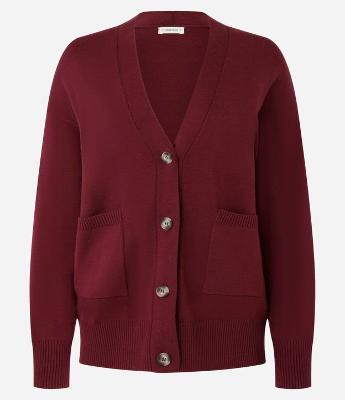 Cardigan em Tricô com Fechamento de Botões Tartaruga